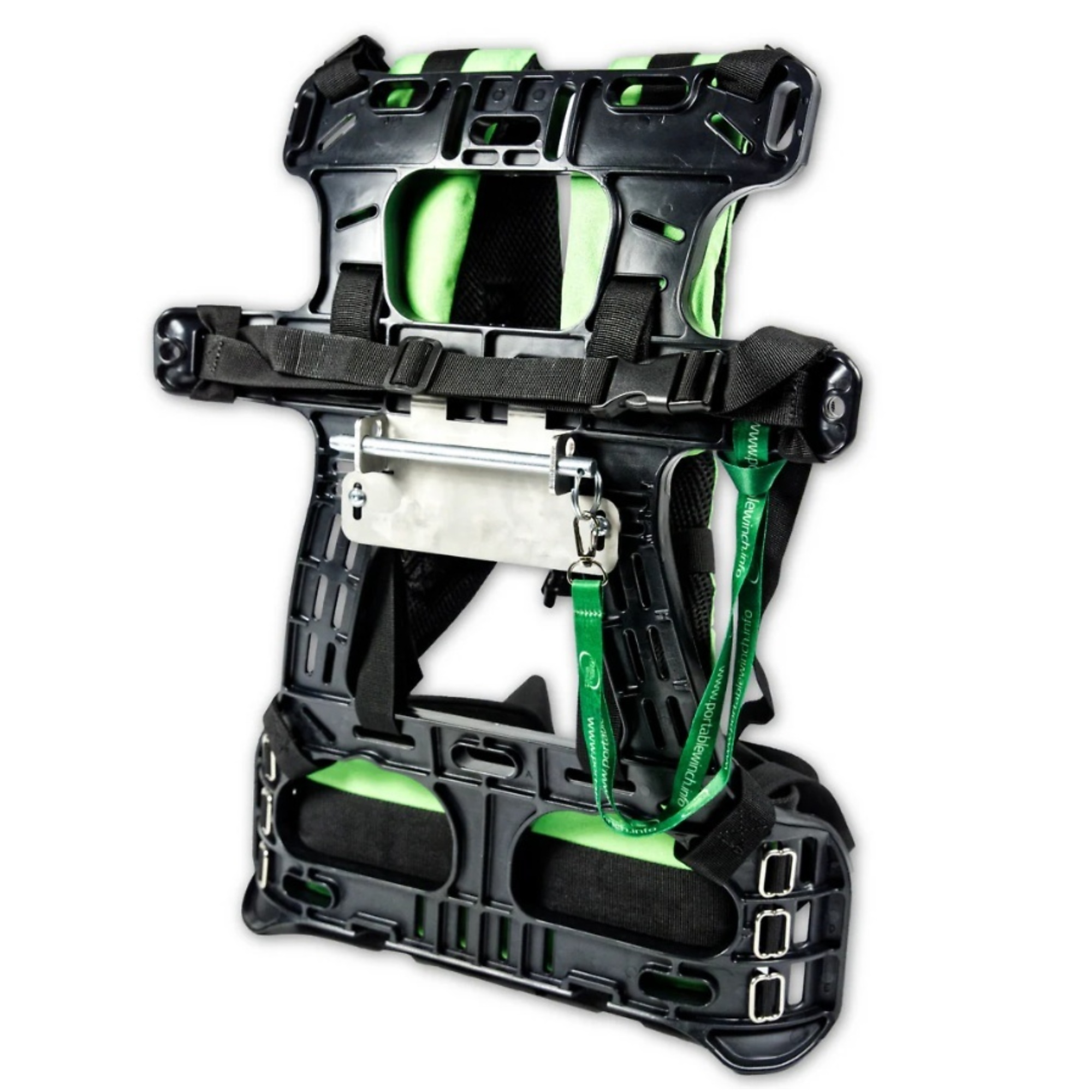 Portable Winch Molded Pack Frame PCA-0108 to Carry Gas and Battery-Powered Winches as a Back Pack
